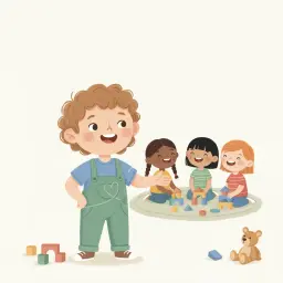 Making Friends at Preschool - Printable Social Story