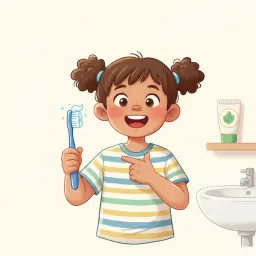 Sparkling Smiles: Brushing Teeth Fun - Social Story