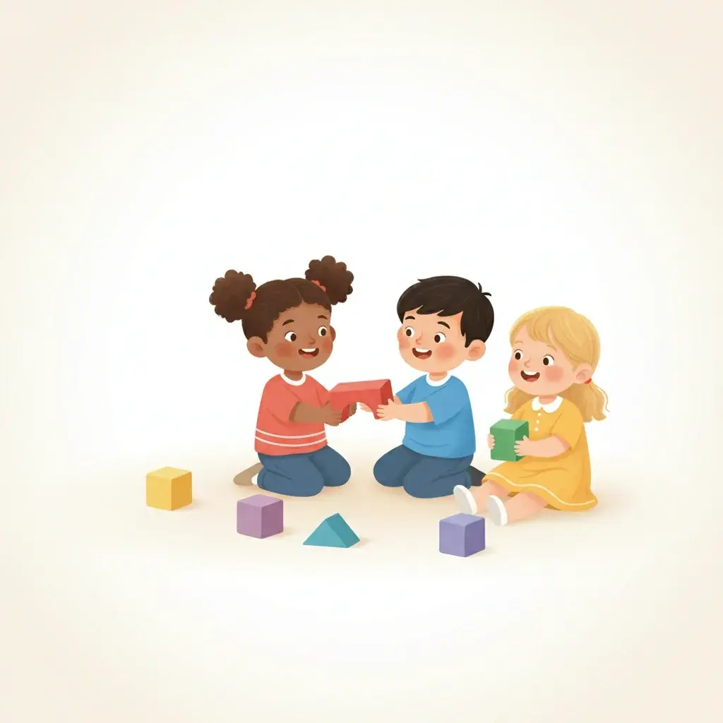 Sharing Toys with Friends - Printable Social Story