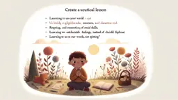 Learning to Use Our Words, Not Spit - Social Story