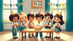Celebrating My Birthday with Friends at School