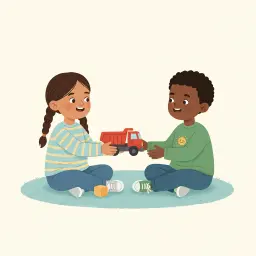 Sharing Toys with Friends Social Story