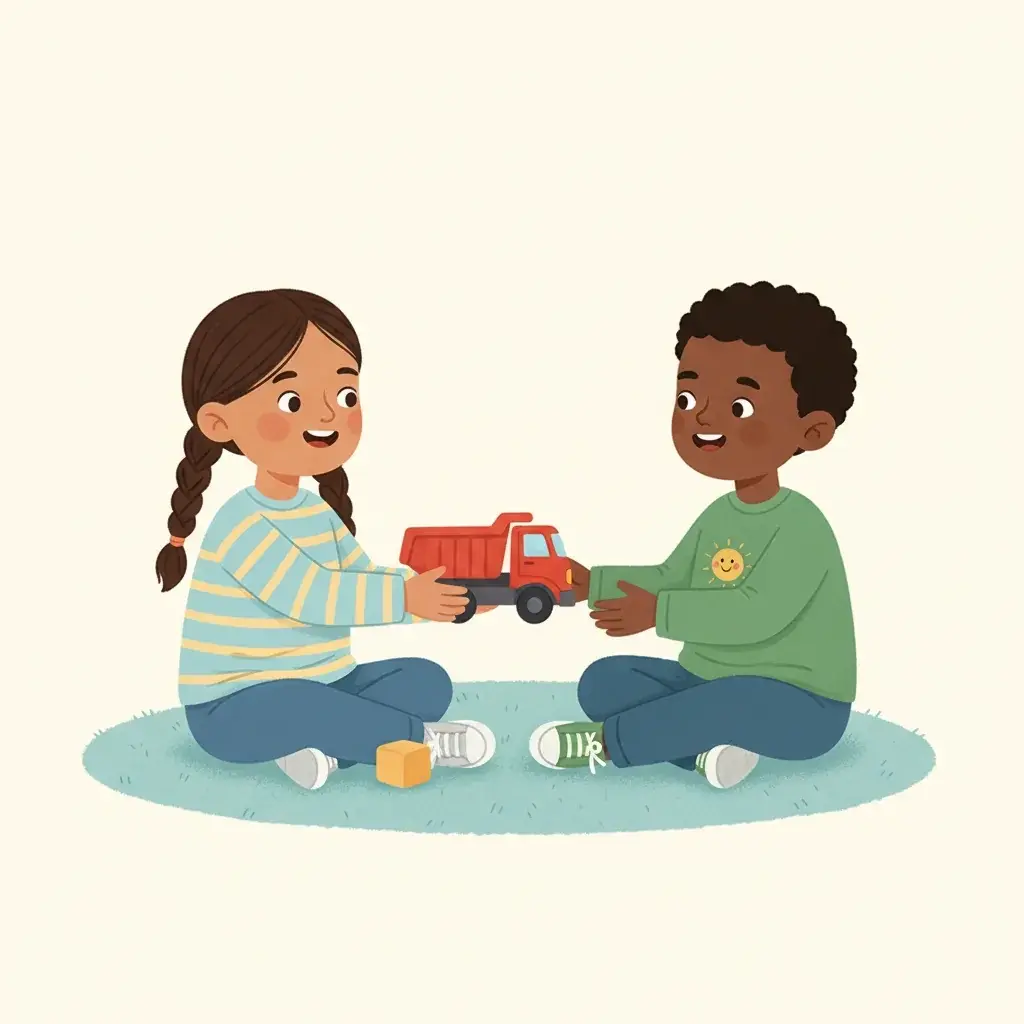 Sharing Toys with Friends Social Story