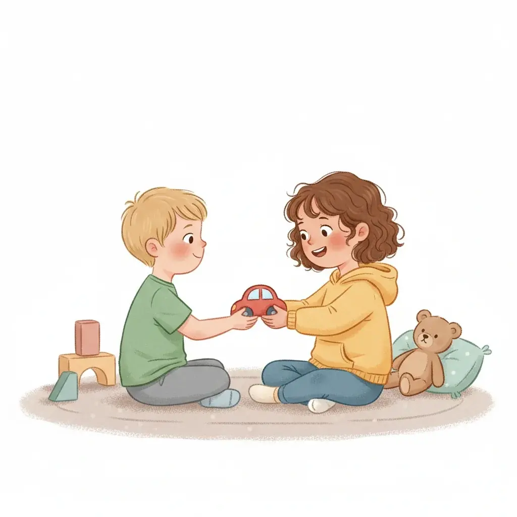 Sharing Toys with Friends Social Story