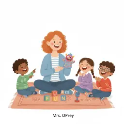 Exploring Speech Fun with Mrs. O'Prey - Social Story PDF