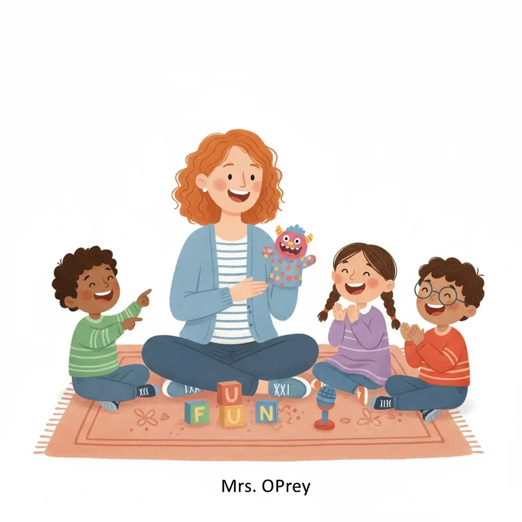 Exploring Speech Fun with Mrs. O'Prey - Social Story PDF