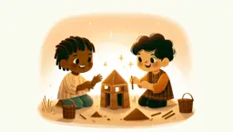 Let's Build a Mud House Together! - Social Story PDF
