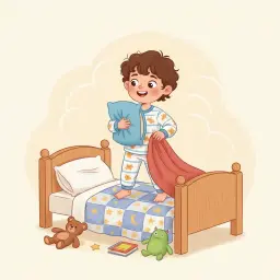 Dima's Bedtime Tidy-Up Adventure