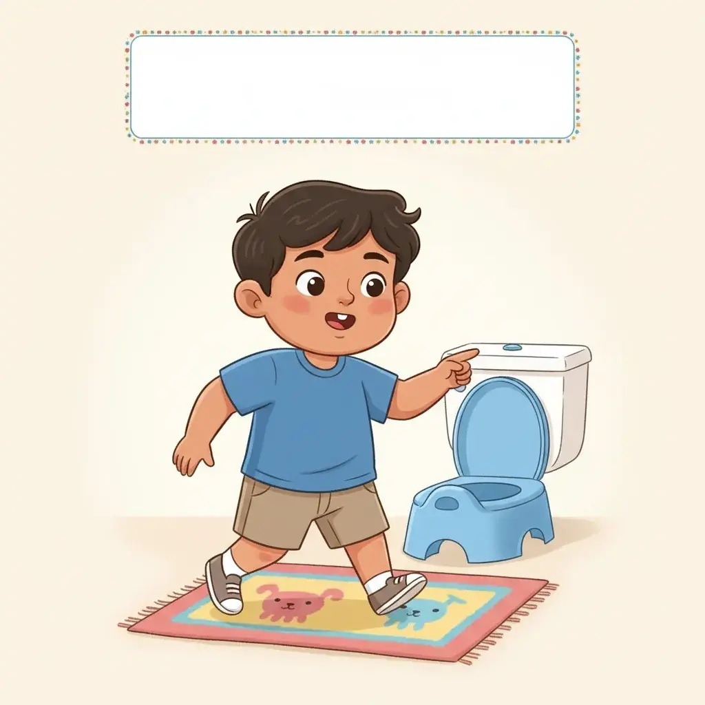 Potty Time Fun with PVP - Printable Social Story