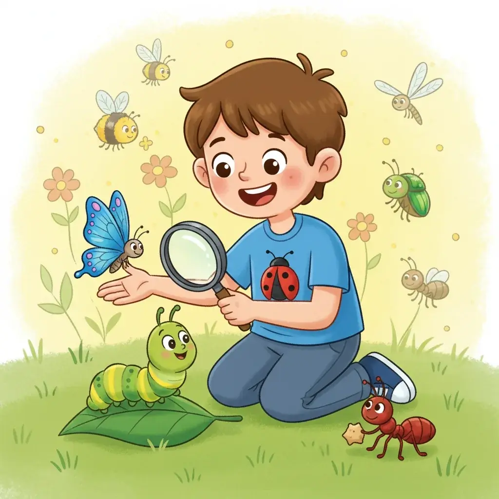Thomas Explores Insects at School - Social Story PDF