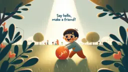 Say Hello, Make a Friend! Printable Social Story