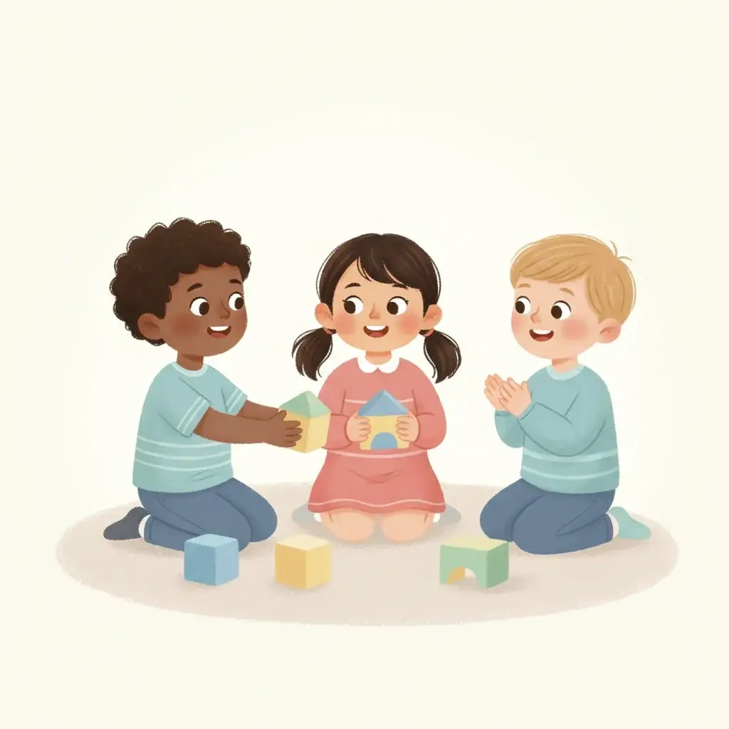 Let's Share and Play Together - Printable Social Story