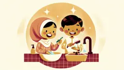 Keeping Clean: Brushing Teeth and Washing Hands