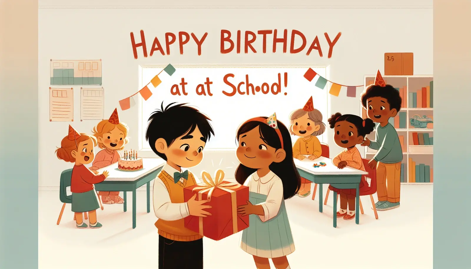 Happy Birthday at School! Printable Social Story