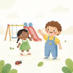 Smiling and Saying Hi! Social Story PDF