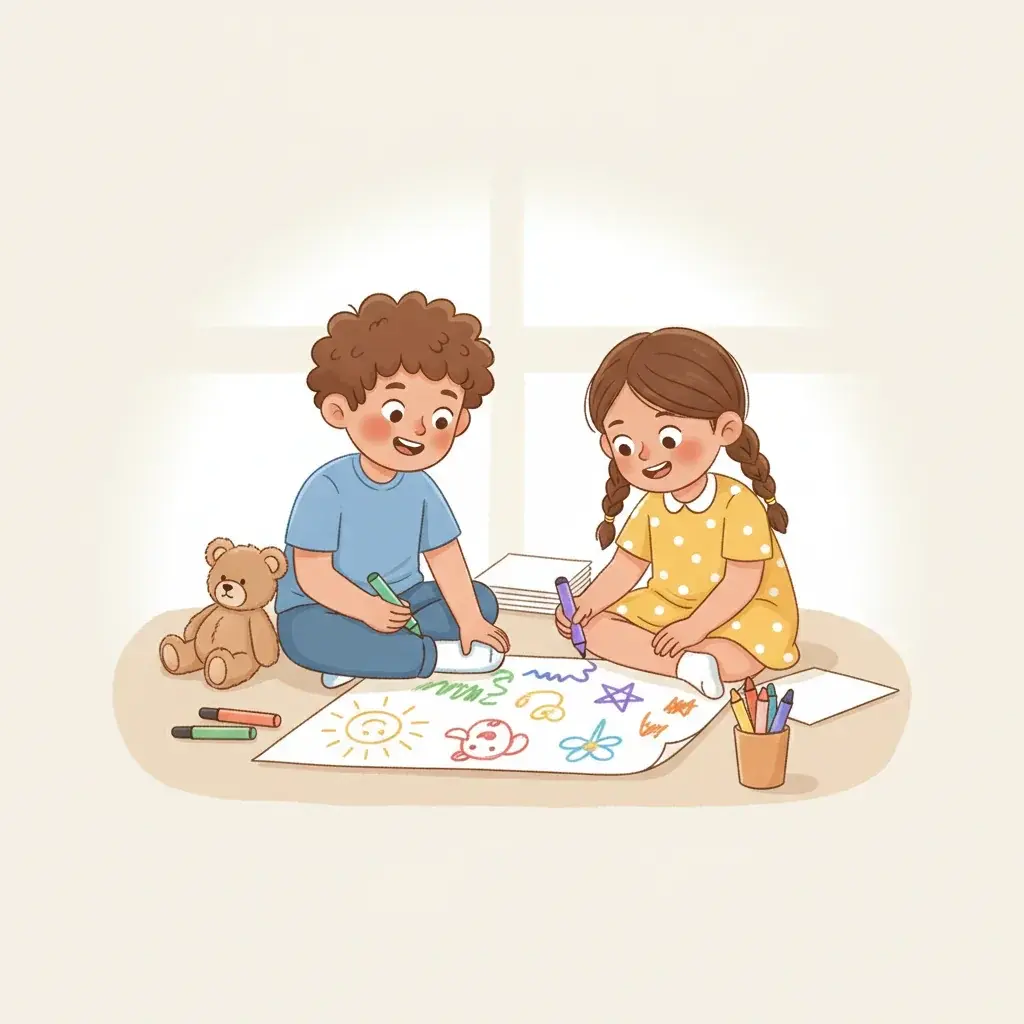 Using Markers on Paper is Fun! Social Story