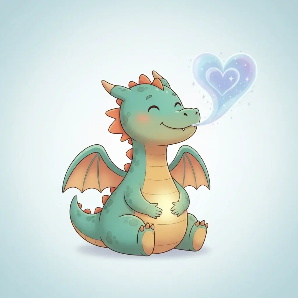 Dragon Breaths to Calm Down - Printable Social Story
