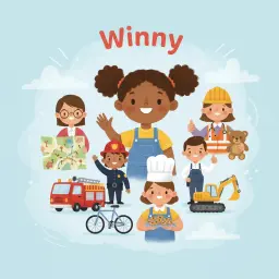 Winny Learns About Community Helpers - Printable Social Story