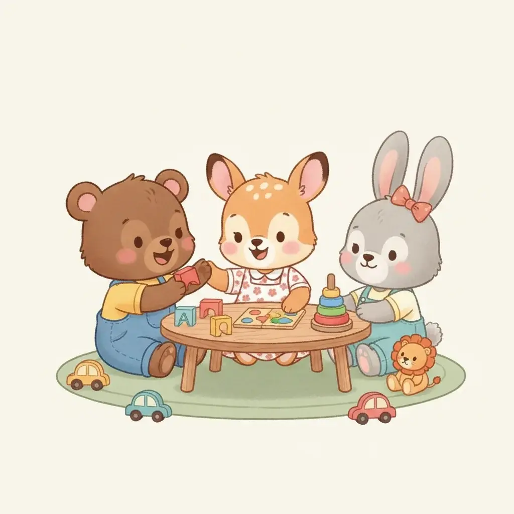 Playing Nicely with Friends at Preschool - Social Story