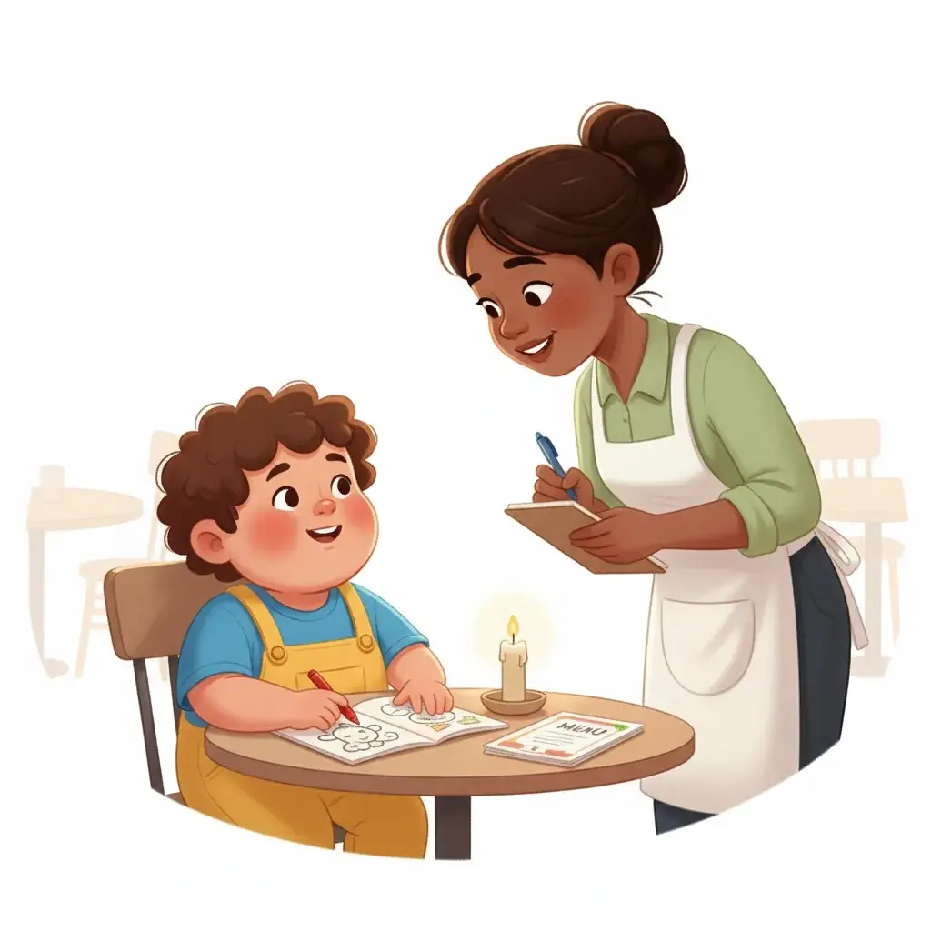 Dining Out: Learning Patience and Politeness